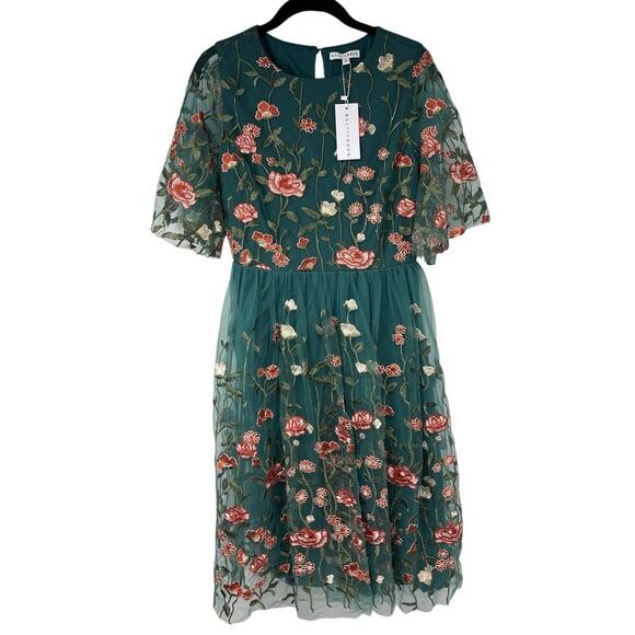 Baltic Born Dresses & Skirts - Baltic Born Duchess Tulle Dress Jade Garden Womens S NWT